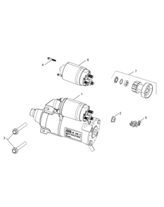 Kohler Cv732-3015 Starting System Diagram and Parts List for Z-FORCELZ60 (53AGD-53AGD050)(2015) Cub Cadet Lawn Tractor